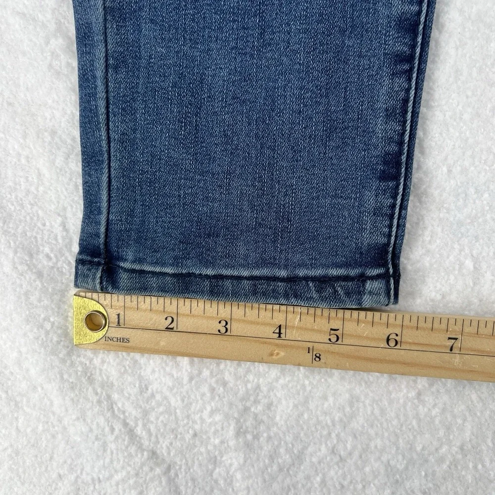 Secrets With‎ Love Super High Narrow Waist Lace-Up Skinny Jean Womens Juniors 11